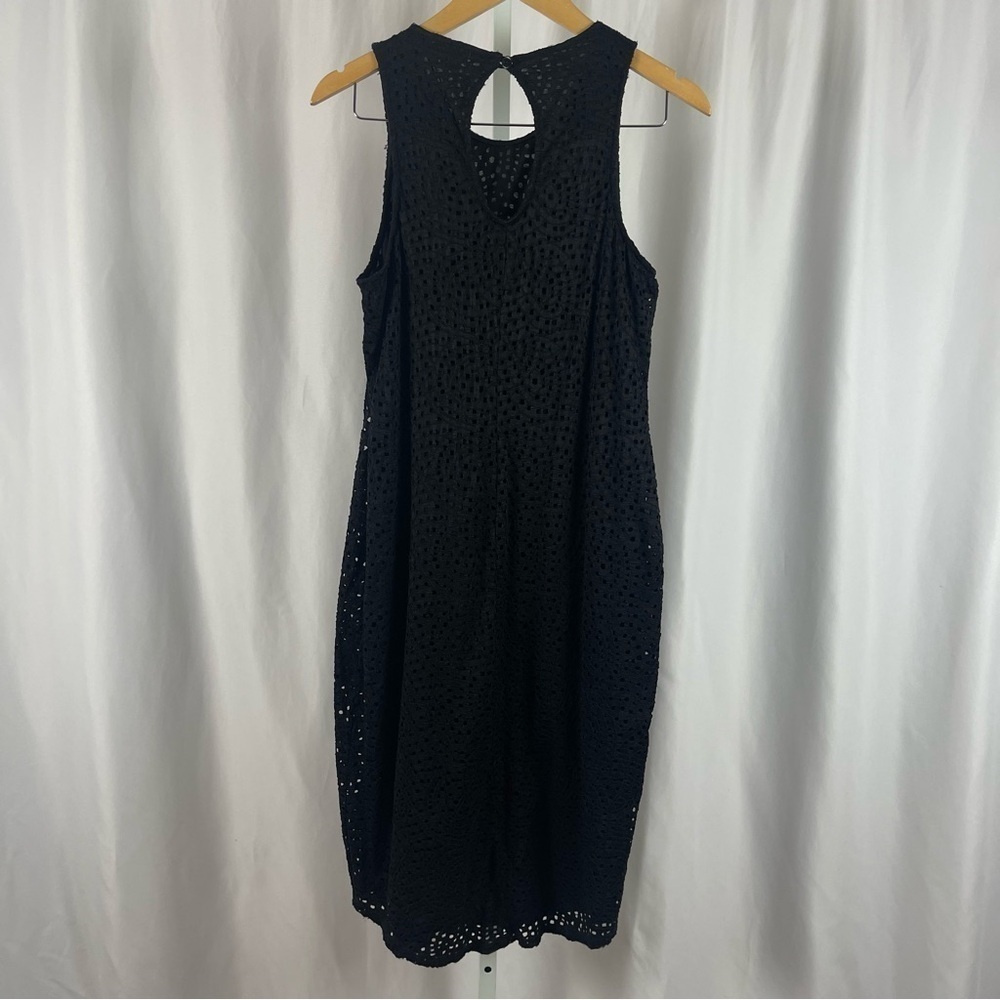 Target Xhilaration XL Cut Out Eyelet High Neck Midi Dress Crochet Sleeveless - Picture 2 of 7